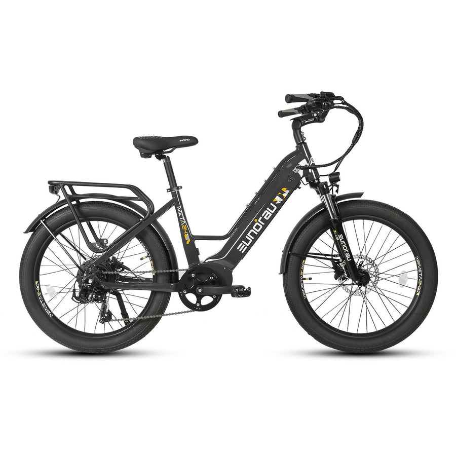 e commuter bicycle black