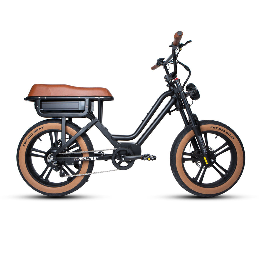 Eunorau Flash Lite ST 1.0 750W Electric Bike, Max Speed 20 MPH
