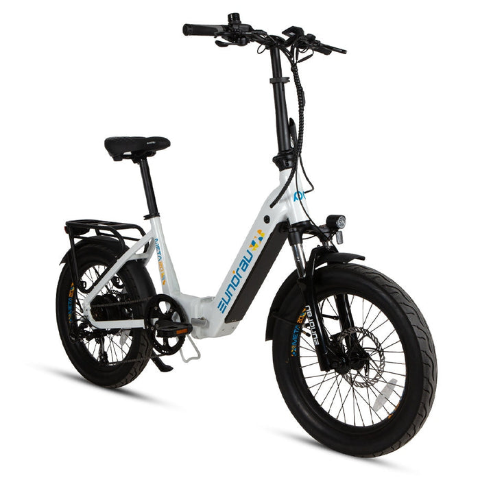 Eunorau META 500W Foldable Electric Bike, Max Speed 20 MPH