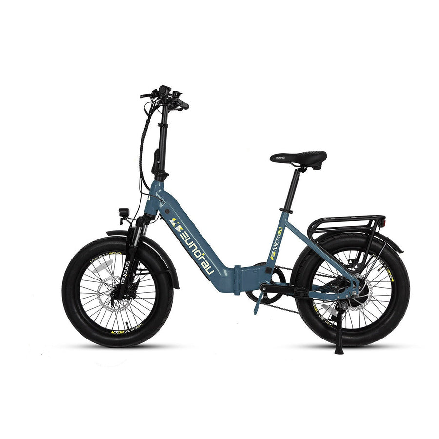 Eunorau META20 1.0 500W Foldable Electric Bike, Max Speed 20 MPH