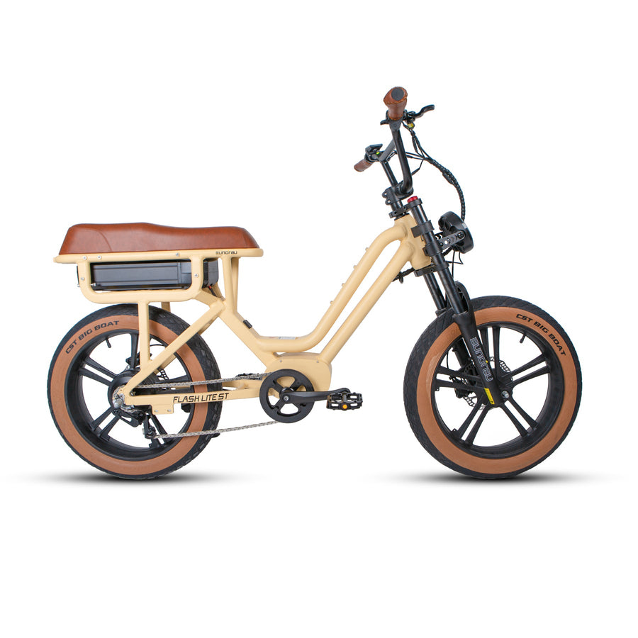 Eunorau Flash Lite ST 1.0 750W Electric Bike, Max Speed 20 MPH