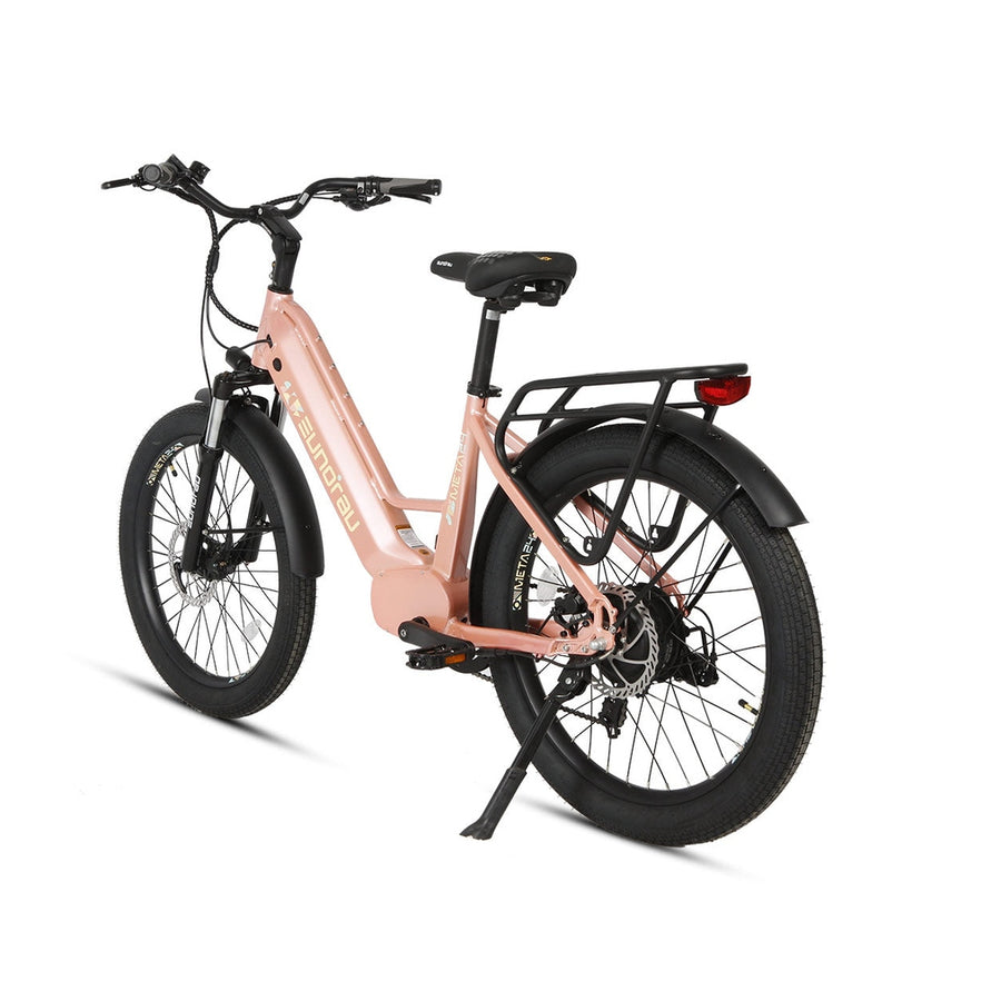 Eunorau META26 1.0 48V 500W Electric City Bike, 20 MPH, 26" Wheels