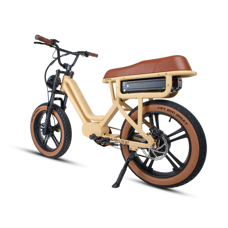 Eunorau Flash Lite ST 1.0 750W Electric Bike, Max Speed 20 MPH