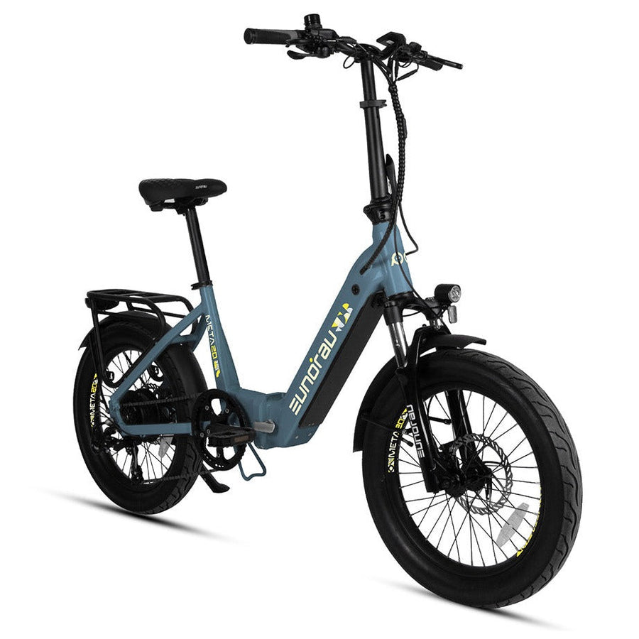 Eunorau META20 1.0 500W Foldable Electric Bike, Max Speed 20 MPH