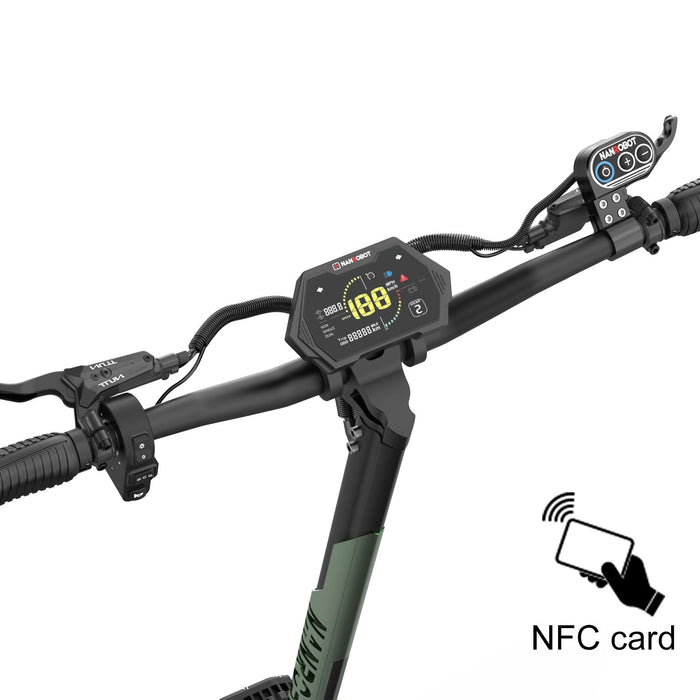 Nanrobot D6+ MAX All-Terrain Electric Scooter — Dual 1500W Motors, 60V 30Ah Battery, Hydraulic Suspension