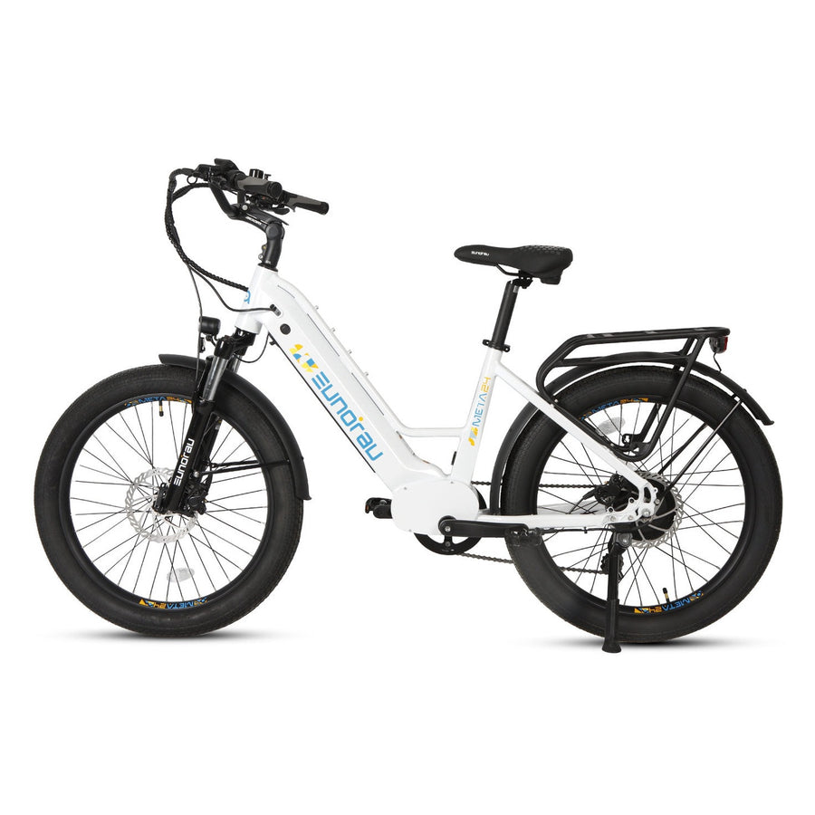Eunorau META275 2.0 48V 500W Electric City Bike, 20 MPH, 27.5" Wheels