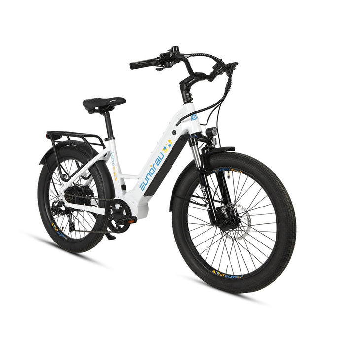 Eunorau META275 1.0 48V 500W Electric City Bike, 20 MPH, 27.5" Wheels