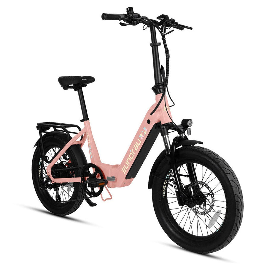 Eunorau META20 1.0 500W Foldable Electric Bike, Max Speed 20 MPH