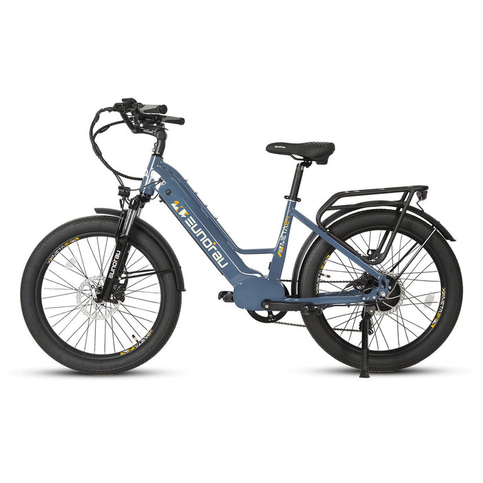 Eunorau META26 1.0 48V 500W Electric City Bike, 20 MPH, 26" Wheels