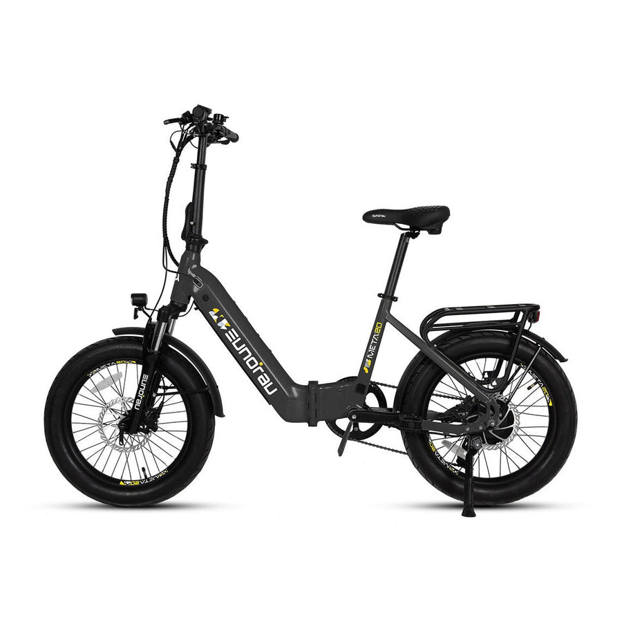 Eunorau META20 1.0 500W Foldable Electric Bike, Max Speed 20 MPH