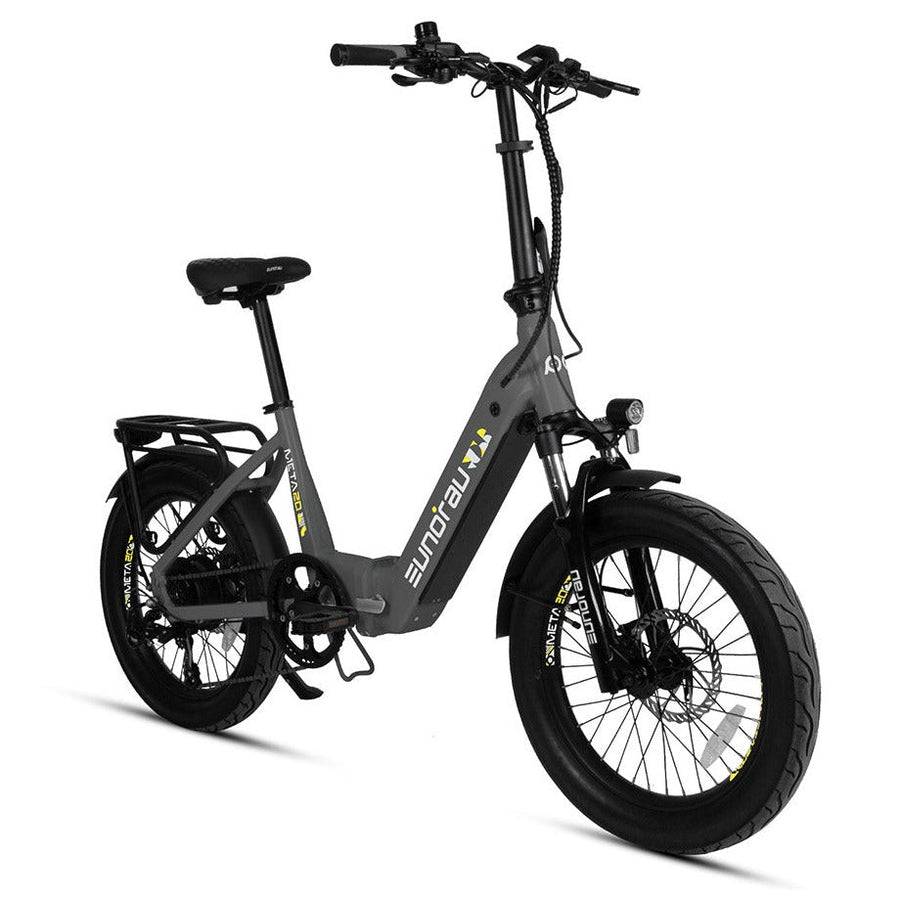 Eunorau META20 1.0 500W Foldable Electric Bike, Max Speed 20 MPH