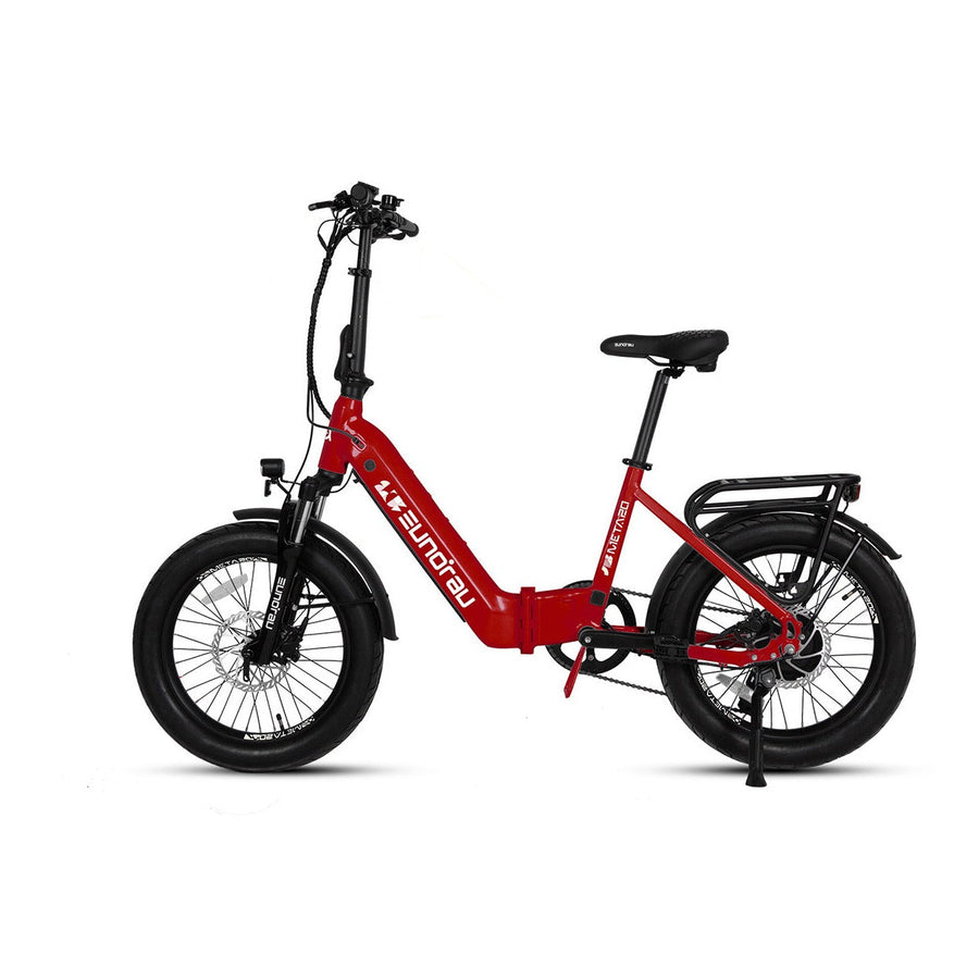 Eunorau META20 1.0 500W Foldable Electric Bike, Max Speed 20 MPH