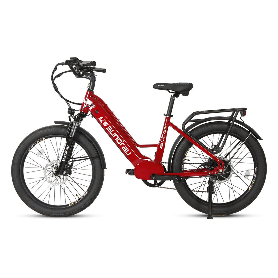 Eunorau META26 1.0 48V 500W Electric City Bike, 20 MPH, 26" Wheels