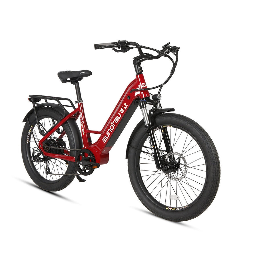 Eunorau META26 1.0 48V 500W Electric City Bike, 20 MPH, 26" Wheels