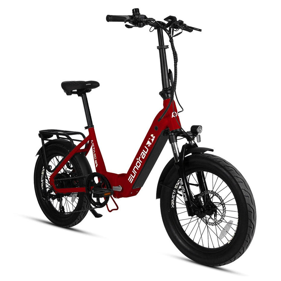 Eunorau META20 1.0 500W Foldable Electric Bike, Max Speed 20 MPH