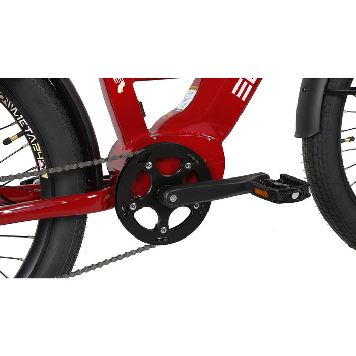 Eunorau META 2024 500W Electric Bike, Max Speed 20 MPH