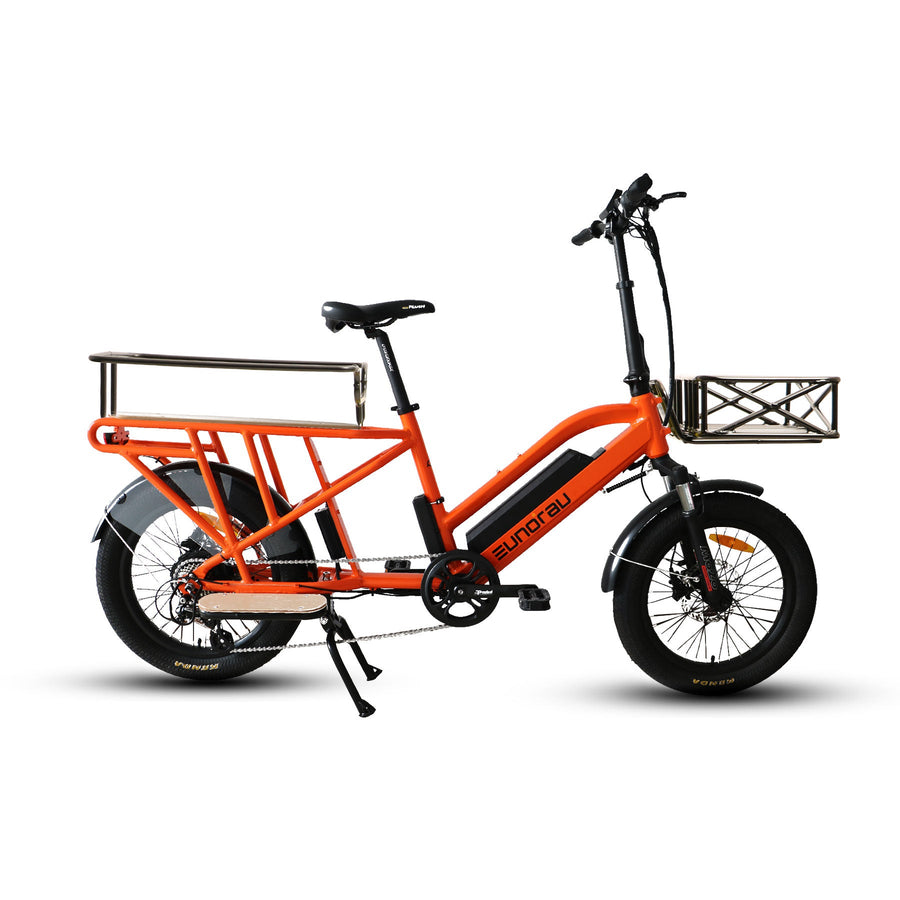 Eunorau G30-CARGO 500W Electric Cargo Bike, Max Speed 20 MPH