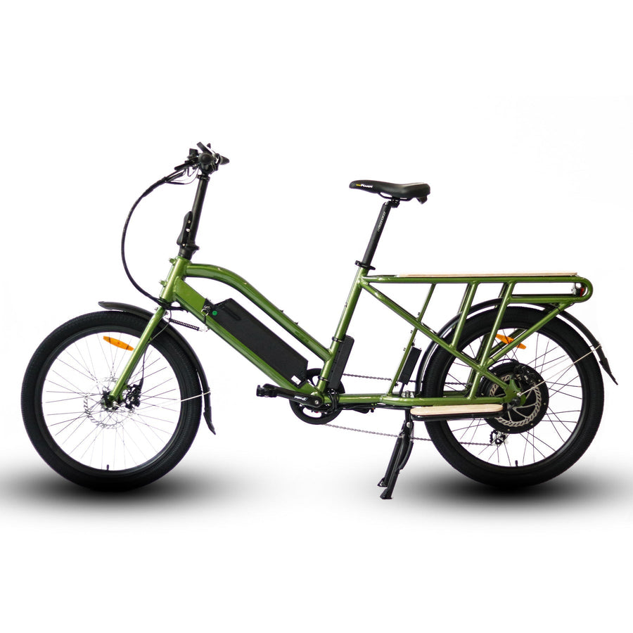 Eunorau MAX-CARGO 2.0 750W Long-Tail Electric Cargo Bike, Max Speed 20 MPH