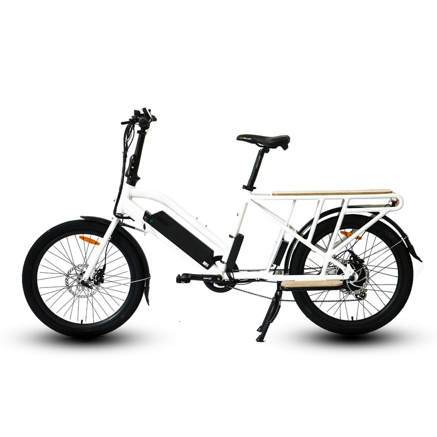Eunorau MAX-CARGO 2.0 750W Long-Tail Electric Cargo Bike, Max Speed 20 MPH