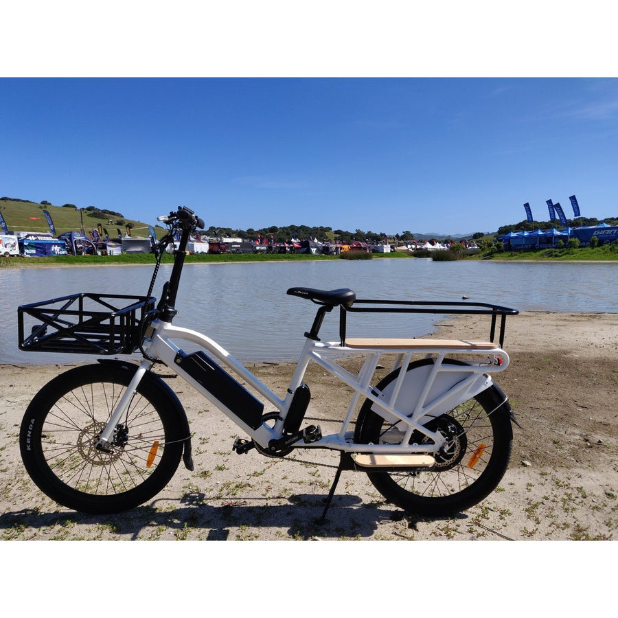 Eunorau MAX-CARGO 2.0 750W Long-Tail Electric Cargo Bike, Max Speed 20 MPH