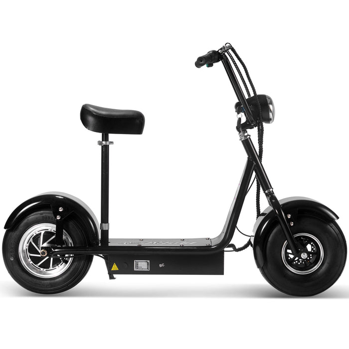 MotoTec FatBoy 48v 800w Electric Scooter, Max Speed 22 MPH