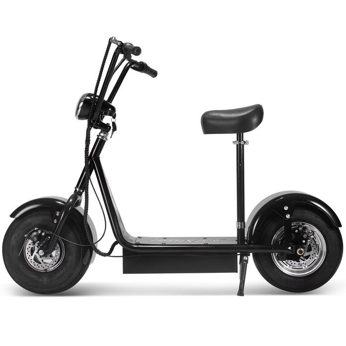 MotoTec FatBoy 48v 800w Electric Scooter, Max Speed 22 MPH