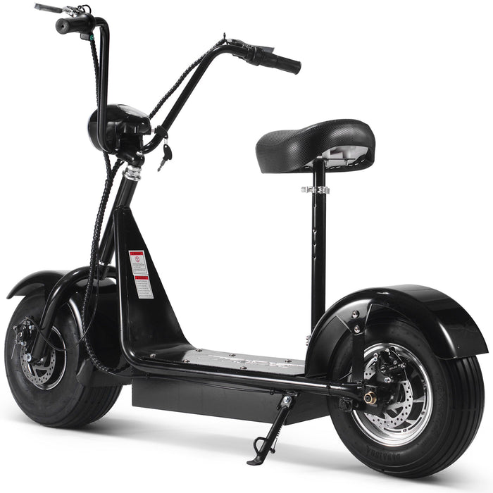 MotoTec FatBoy 48v 800w Electric Scooter, Max Speed 22 MPH