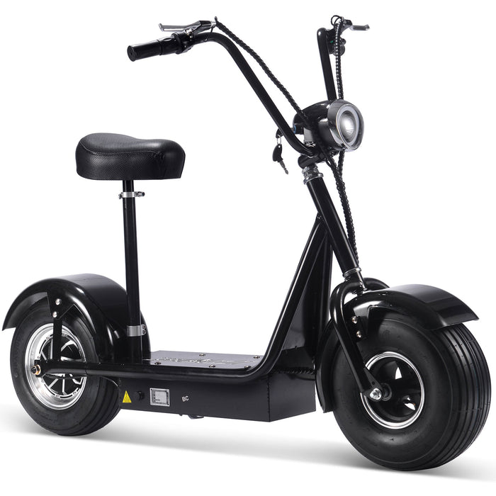 MotoTec FatBoy 48v 800w Electric Scooter, Max Speed 22 MPH