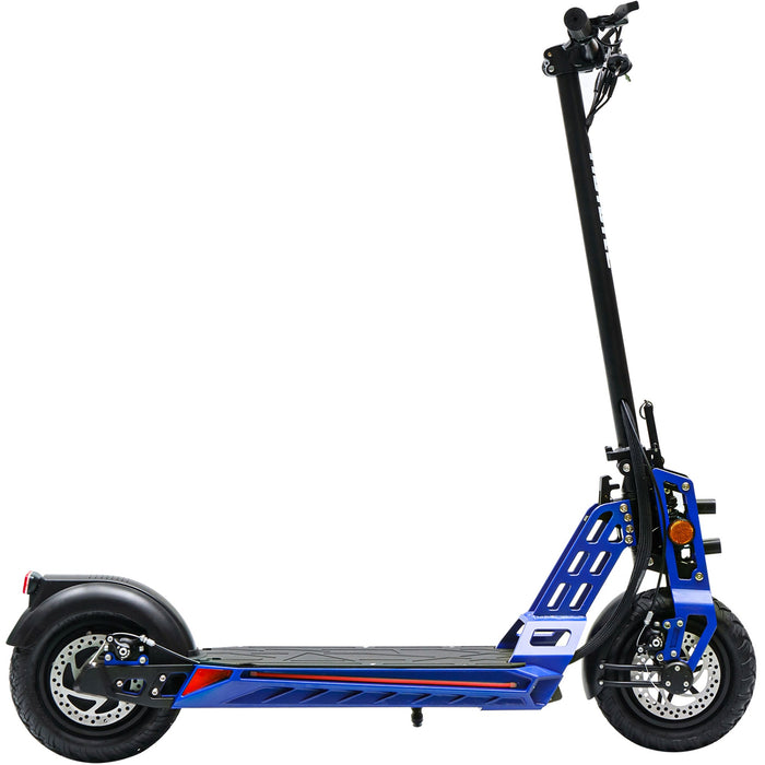 MotoTec Free Ride 48v 600w Lithium Electric Scooter, Max Speed 25 MPH