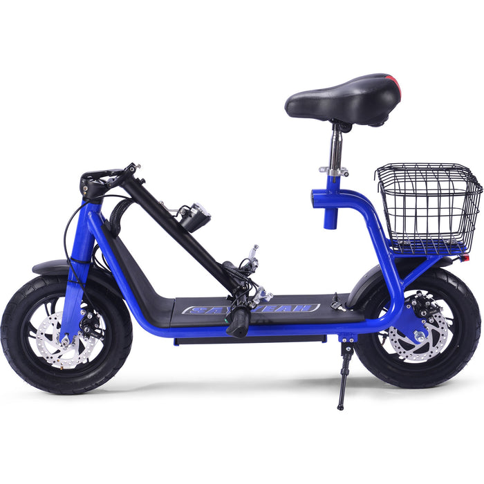 MotoTec Metro 36v 500w Lithium Electric Scooter, Max Speed 15 MPH