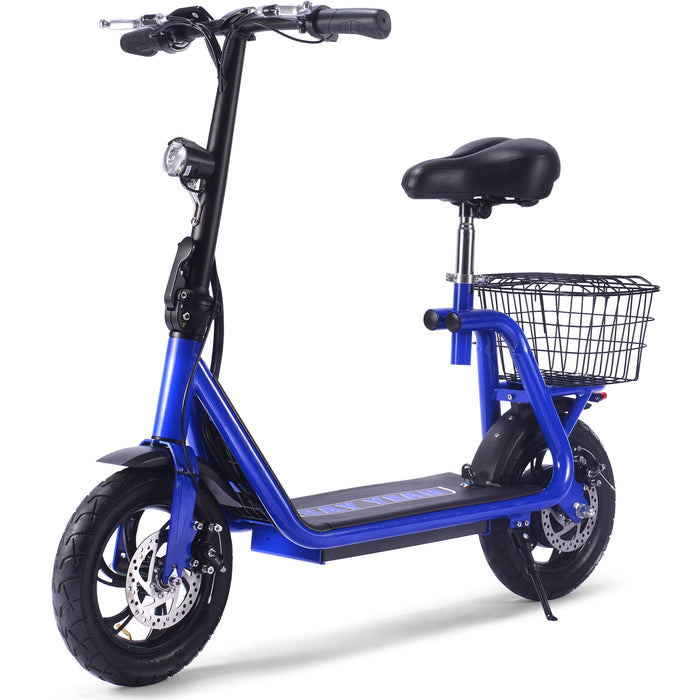 MotoTec Metro 36v 500w Lithium Electric Scooter, Max Speed 15 MPH