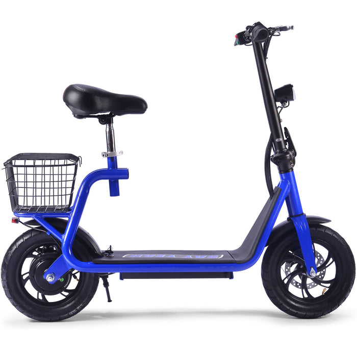 MotoTec Metro 36v 500w Lithium Electric Scooter, Max Speed 15 MPH