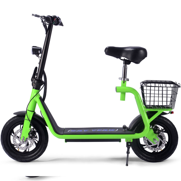 MotoTec Metro 36v 500w Lithium Electric Scooter, Max Speed 15 MPH