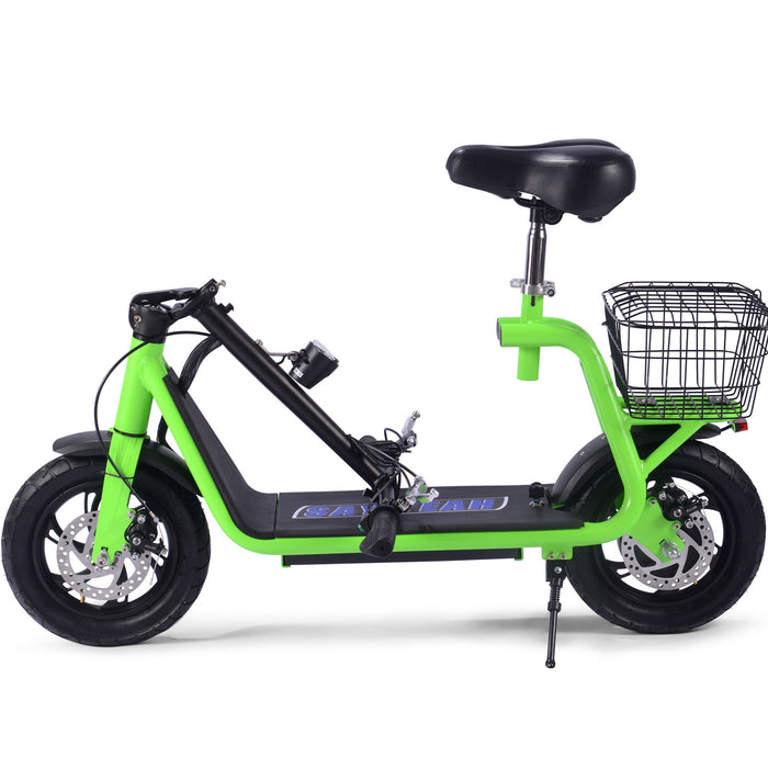 MotoTec Metro 36v 500w Lithium Electric Scooter, Max Speed 15 MPH
