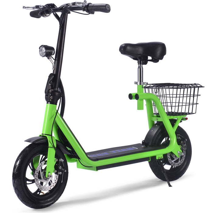 MotoTec Metro 36v 500w Lithium Electric Scooter, Max Speed 15 MPH