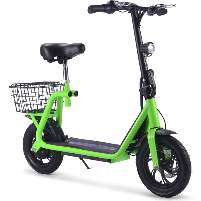 MotoTec Metro 36v 500w Lithium Electric Scooter, Max Speed 15 MPH
