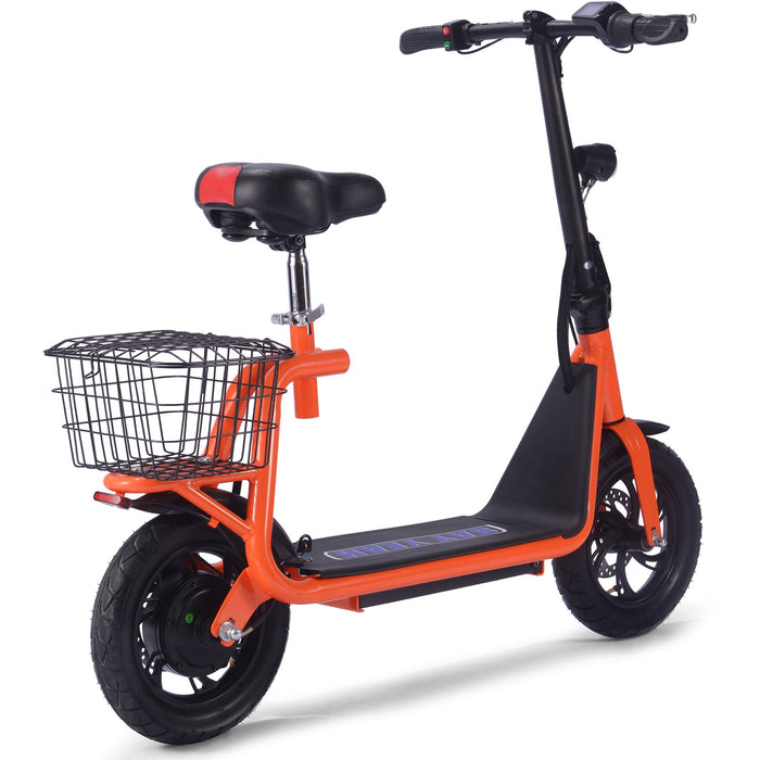 MotoTec Metro 36v 500w Lithium Electric Scooter, Max Speed 15 MPH