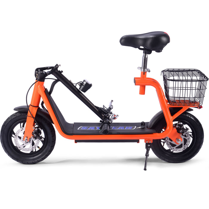 MotoTec Metro 36v 500w Lithium Electric Scooter, Max Speed 15 MPH