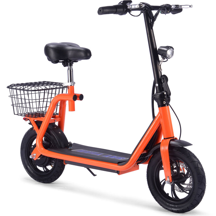 MotoTec Metro 36v 500w Lithium Electric Scooter, Max Speed 15 MPH