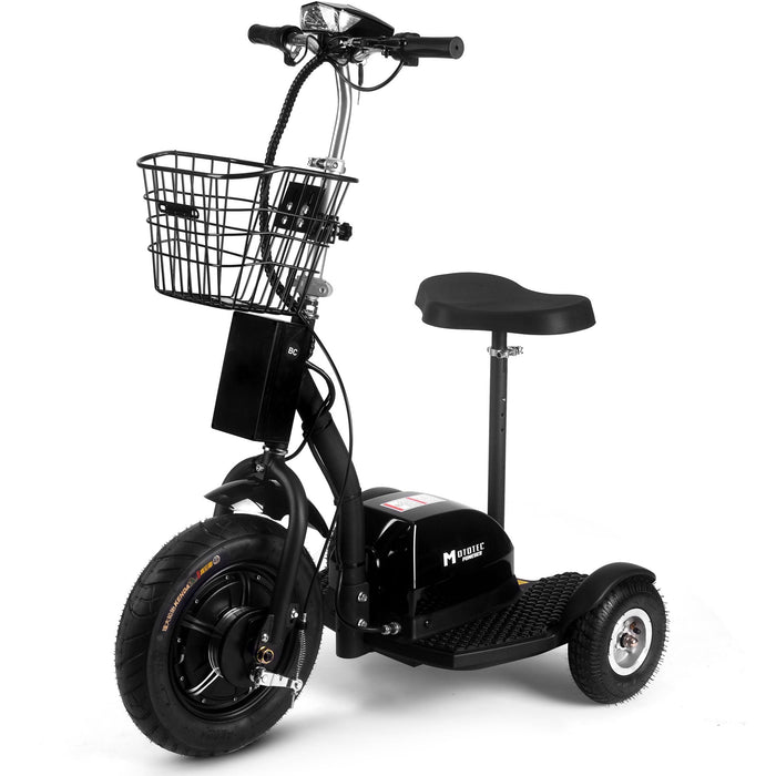 MotoTec Electric Trike 48v 500w, Max Speed 22 MPH