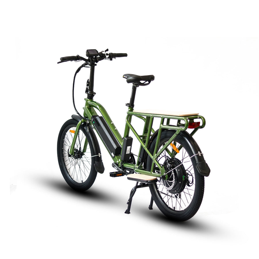 Eunorau MAX-CARGO 2.0 750W Long-Tail Electric Cargo Bike, Max Speed 20 MPH