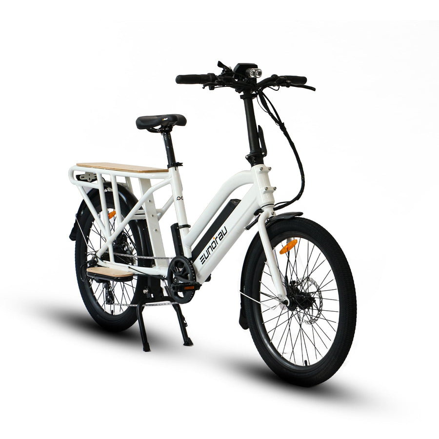 Eunorau MAX-CARGO 2.0 750W Long-Tail Electric Cargo Bike, Max Speed 20 MPH