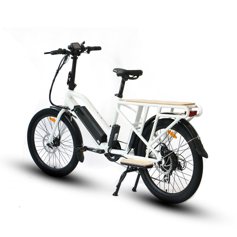 Eunorau MAX-CARGO 2.0 750W Long-Tail Electric Cargo Bike, Max Speed 20 MPH