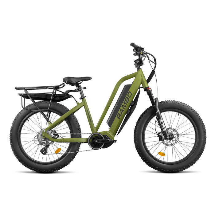 Rambo Roamer 2.0 28MPH Mid-Drive Electric Bike 750W