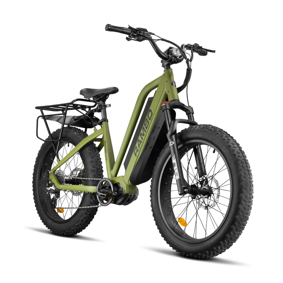 Rambo Roamer 2.0 28MPH Mid-Drive Electric Bike 750W