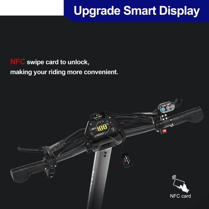 Nanrobot LS7+ 72V Electric Scooter — Dual 3000W Motors, 72V 35Ah Samsung Battery, Four-Piston Hydraulic Brakes
