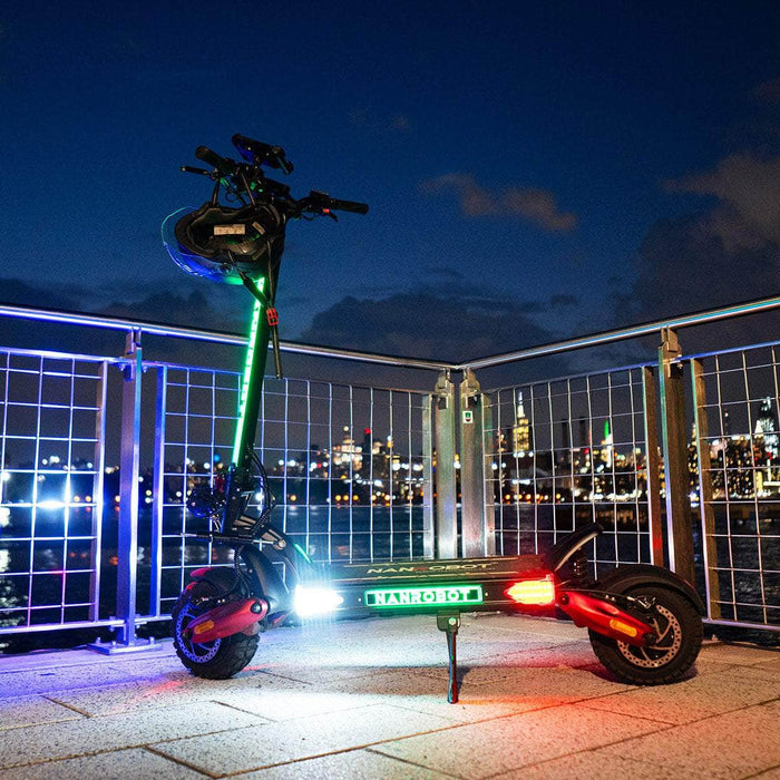 Nanrobot LS7+ 72V Electric Scooter — Dual 3000W Motors, 72V 35Ah Samsung Battery, Four-Piston Hydraulic Brakes