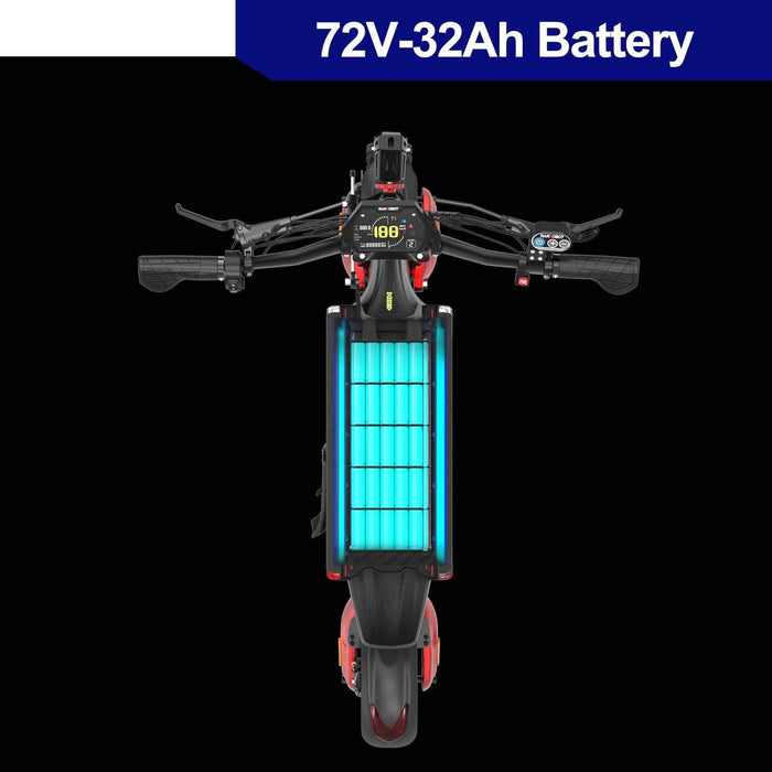 Nanrobot LS7+ 72V Electric Scooter — Dual 3000W Motors, 72V 35Ah Samsung Battery, Four-Piston Hydraulic Brakes