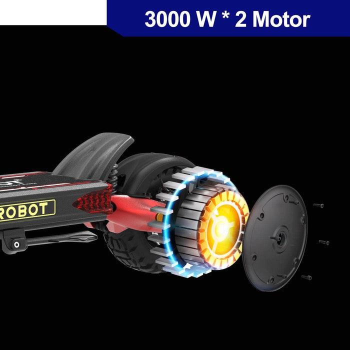 Nanrobot LS7+ 72V Electric Scooter — Dual 3000W Motors, 72V 35Ah Samsung Battery, Four-Piston Hydraulic Brakes