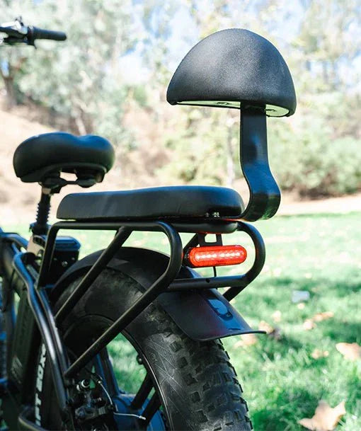 Rattan LF Ultra Folding Fat Tire Electric Bike — 1000W Motor, Full Suspension, 40.5Ah Battery, 2-Seater Step-Through